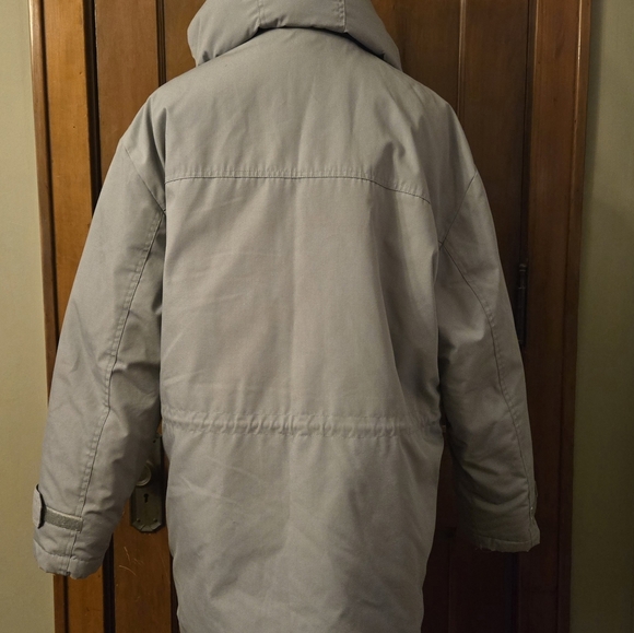 Vintage Field & Stream Women's Grey Down Fleece Outdoor Jacket Size L Heavy EUC - Picture 2 of 11